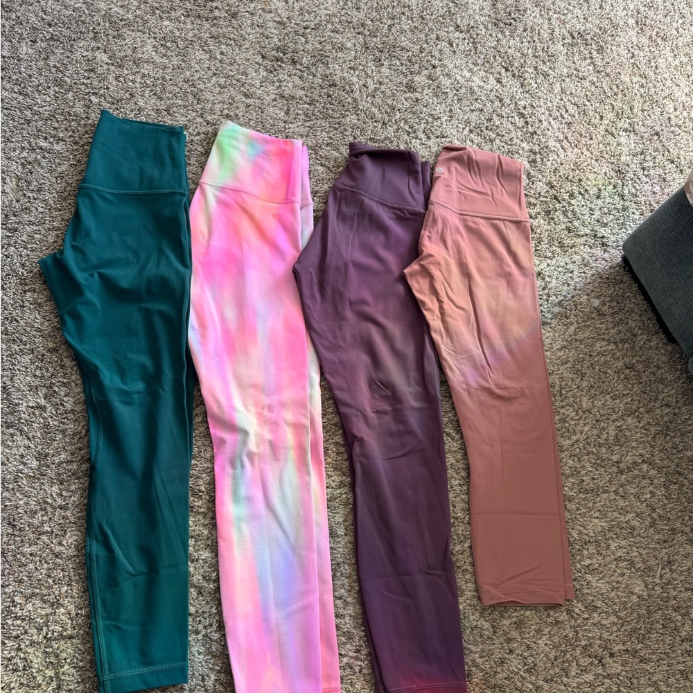 lululemon athletica Multicolor Leggings Set